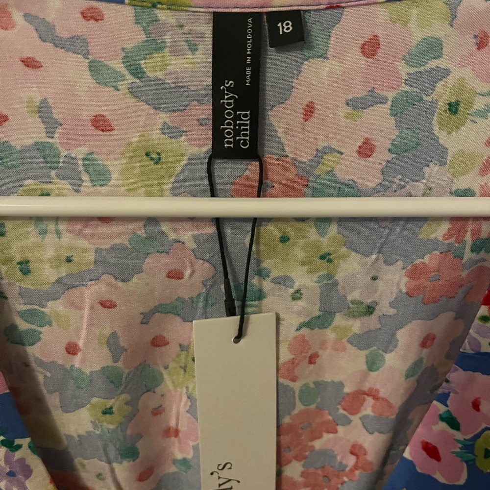Never been worn summer button up floral dress - Picture 3 of 3